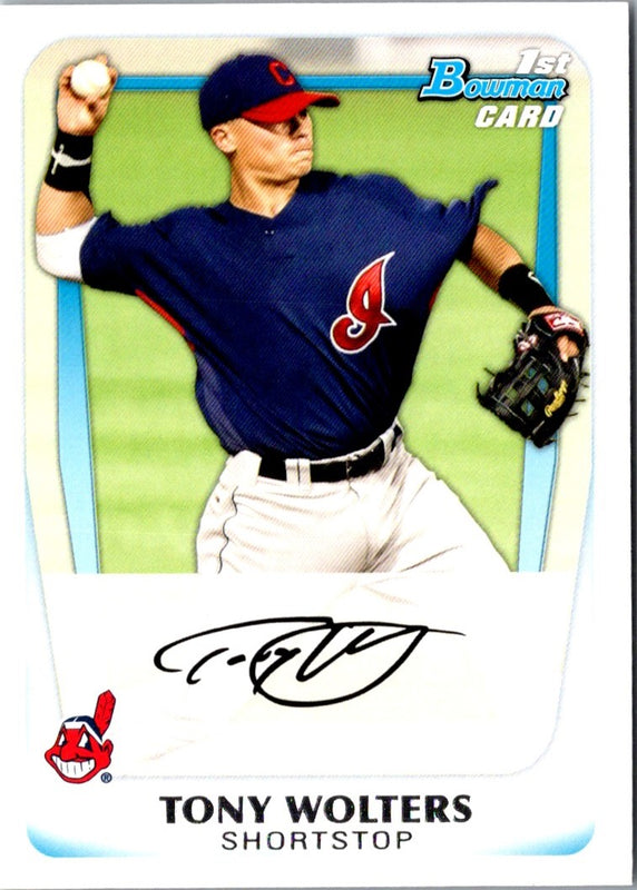 2011 Bowman Prospects Tony Wolters #BP98