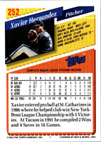 1993 Topps Gold Xavier Hernandez #252