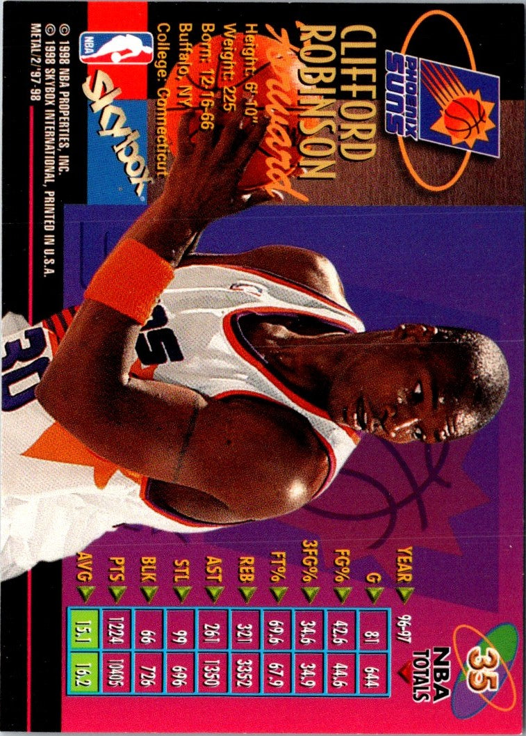 1997 Metal Universe Clifford Robinson