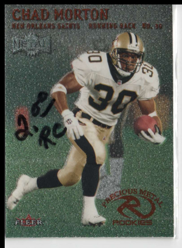 2000 Metal Emerald Chad Morton #202