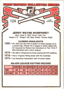 1981 Donruss Jerry Mumphrey
