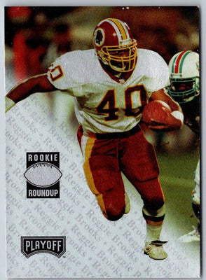 1993 Playoff Rookie Roundup Redemption Reggie Brooks #R-3