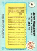 1982 Fleer Jerry Mumphrey