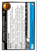 2010 Bowman Draft Picks & Prospects Chrome Andrelton Simmons