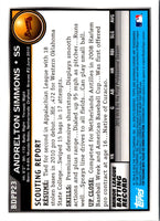 2010 Bowman Draft Picks & Prospects Chrome Andrelton Simmons #BDPP23