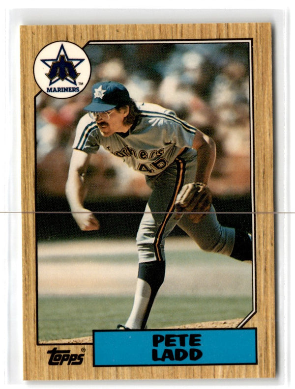 1987 Topps Tiffany Pete Ladd #572