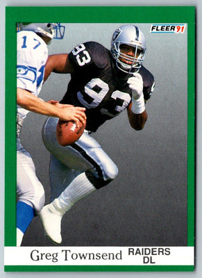 1991 Fleer Greg Townsend #116
