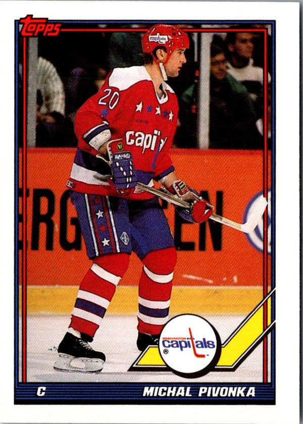 1991 Topps Michal Pivonka #327