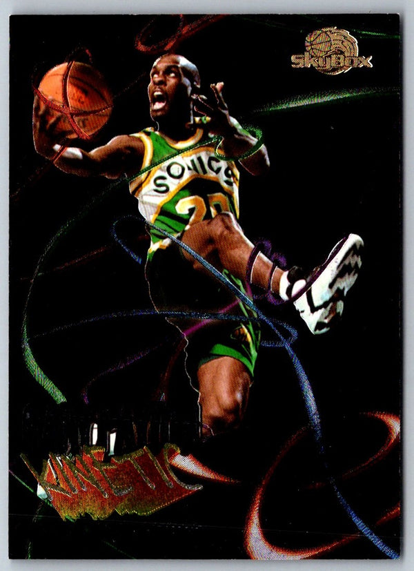 1995 SkyBox Premium Kinetic Gary Payton #K9