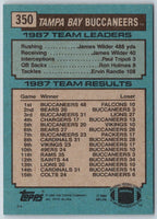 1988 Topps Wilder Free And Clear - Buccaneers #350
