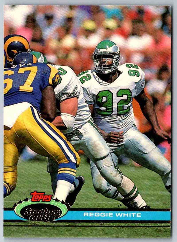 1991 Topps Stadium Club Football Reggie White #74