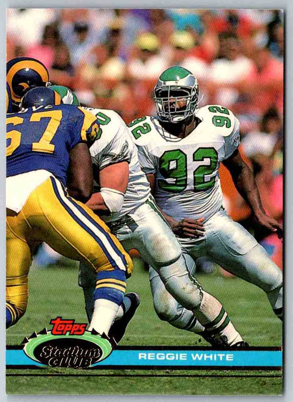 1991 Topps Stadium Club Football Reggie White #74