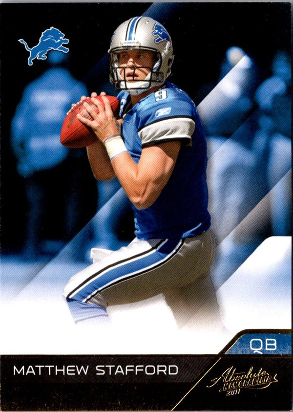 2011 Panini Absolute Memorabilia Matthew Stafford #36