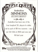 2015 Topps Gypsy Queen Andrelton Simmons