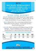 2008 Bowman Prospects Michael Hernandez #BP79