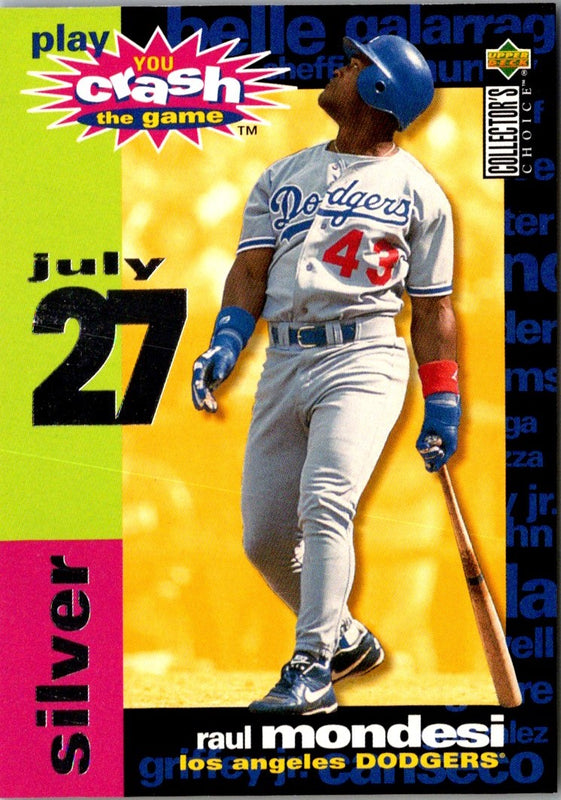 1995 Collector's Choice You Crash the Game Raul Mondesi #CG14A