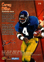 1997 SkyBox Impact Corey Dillon #218 Rookie