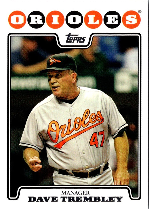 2008 Topps Dave Trembley #589