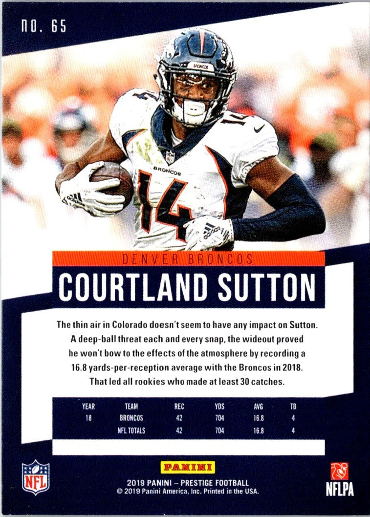 2018 Panini Contenders Courtland Sutton