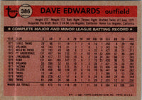 1981 Topps Dave Edwards #386