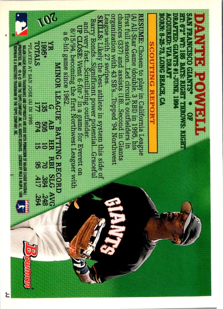 1996 Bowman Dante Powell