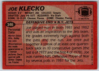 1983 Topps Joe Klecko #346