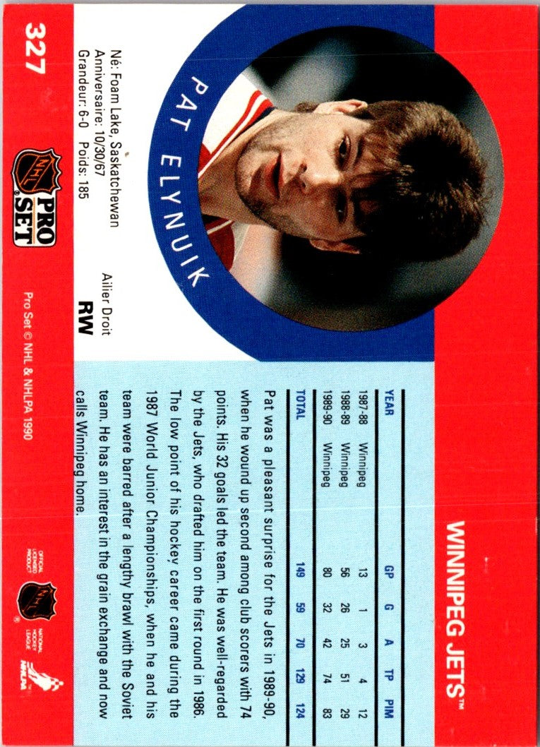 1990 Pro Set Pat Elynuik