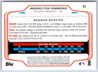 2014 Bowman Andrelton Simmons #11