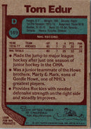 1977 Topps Tom Edur