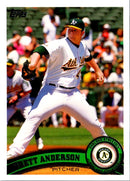 2011 Topps Cognac Diamond Anniversary Brett Anderson