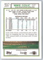1994 Topps Mike Golic #397