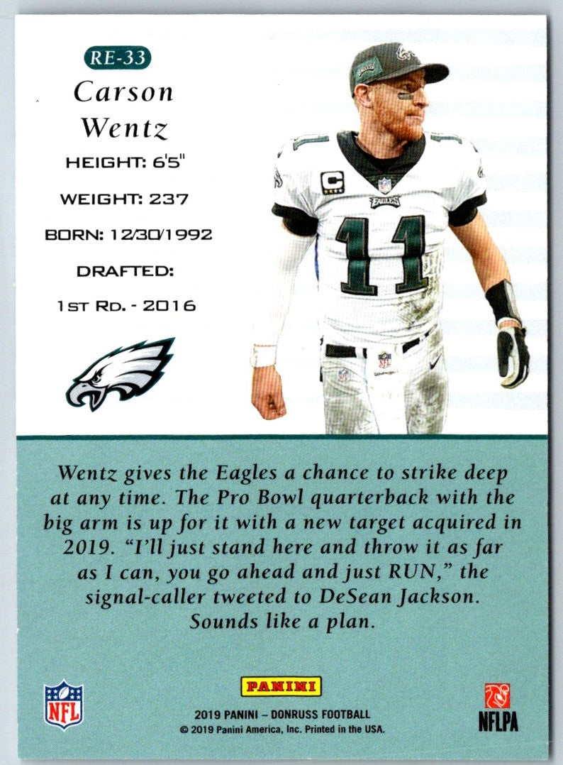 2019 Donruss Retro 1999 Carson Wentz