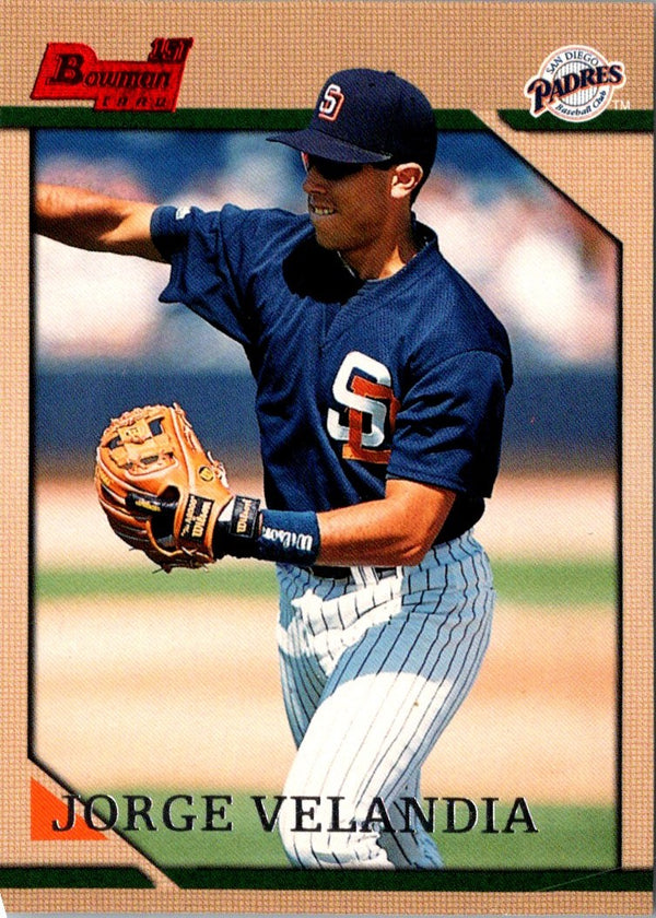 1996 Bowman Jorge Velandia #203 Rookie