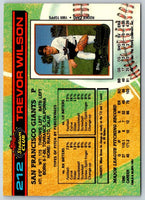 1991 Stadium Club Trevor Wilson #212