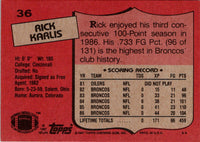 1987 Topps Ron Wolfley/Ricky Hunley #27 / 178 NM+