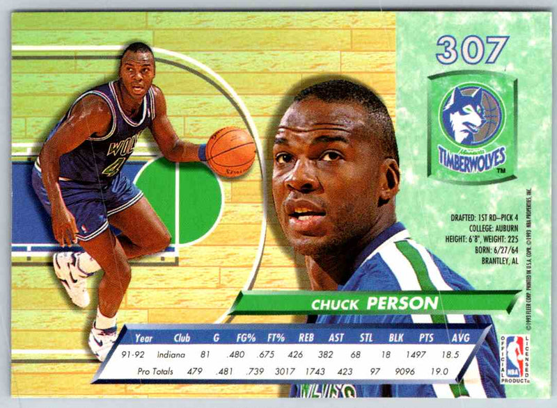 1992 Fleer Ultra Chuck Person