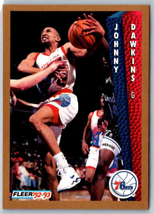 1992 Fleer Johnny Dawkins #168