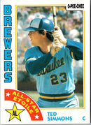1984 O-Pee-Chee Ted Simmons