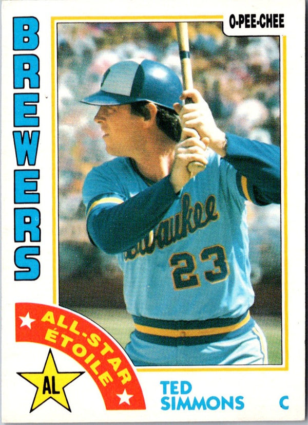 1984 O-Pee-Chee Ted Simmons #94
