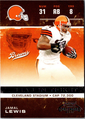 2007 Playoff Contenders Jamal Lewis #26