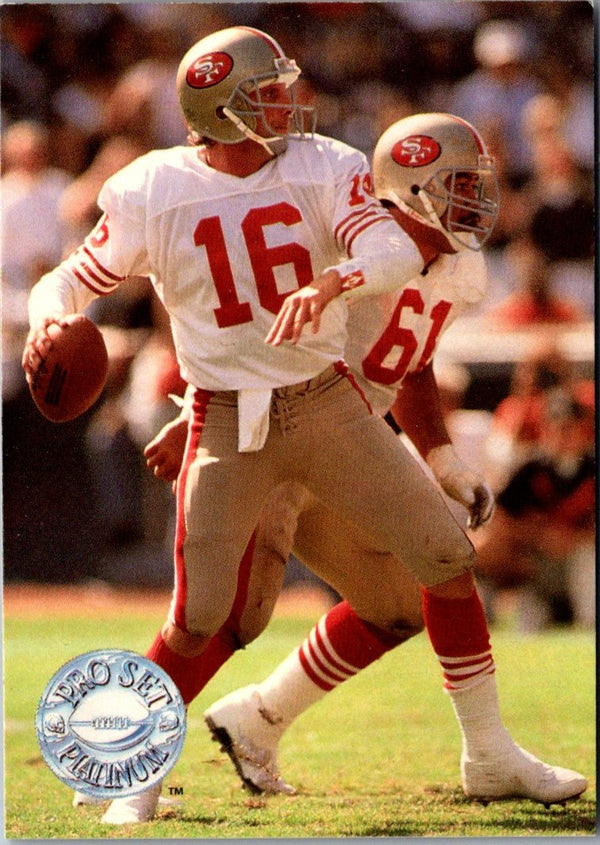 1991 Pro Set Platinum Joe Montana #139