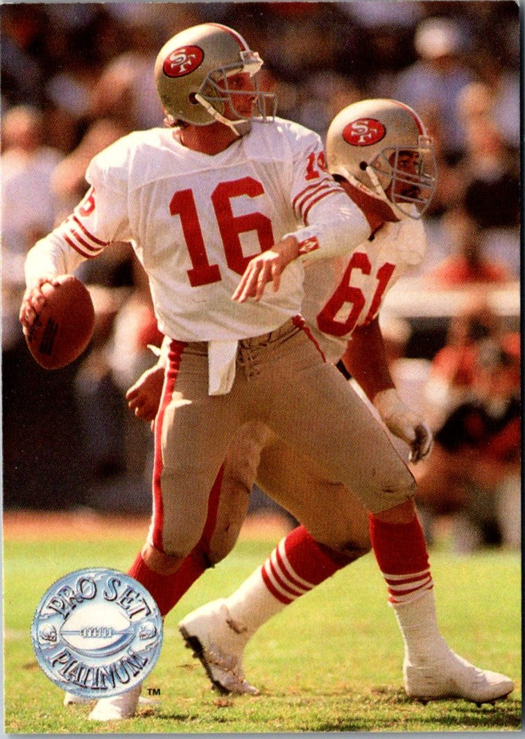 1991 Pro Set Platinum Joe Montana