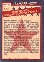 1984 Topps OPEE CHEE LaMarr Hoyt #405