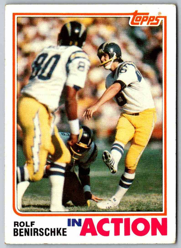 1982 Topps Rolf Benirschke #225