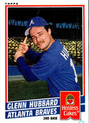 1985 Topps Hostess Atlanta Braves Glenn Hubbard