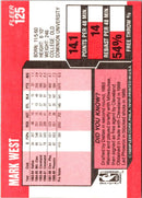 1989 Fleer Mark West