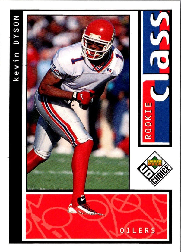 1998 UD Choice Kevin Dyson #203 Rookie