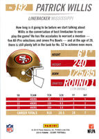 2014 Panini Patrick Willis #192