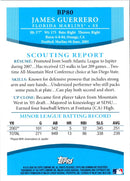 2008 Bowman Prospects James Guerrero
