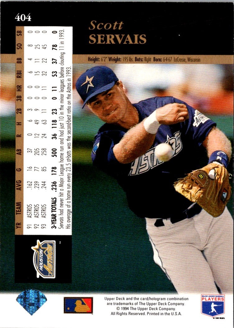 1994 Upper Deck Scott Servais